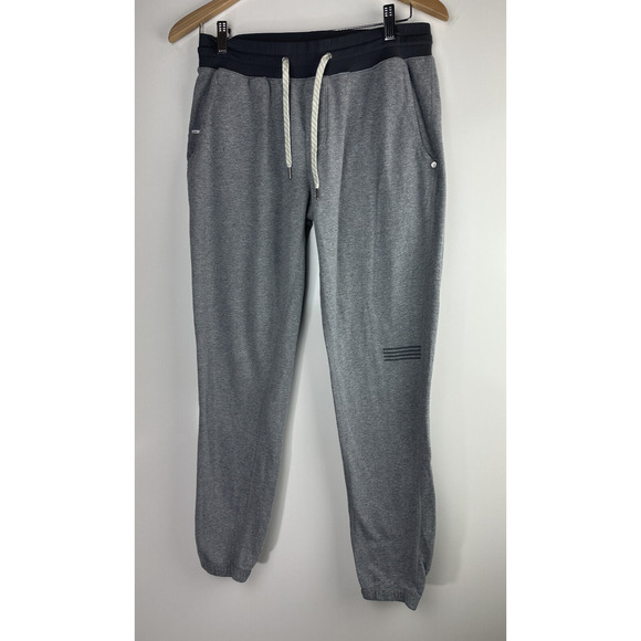 Vuori Balboa Jogger Pants Drawstring Waist Gray Men's Size Medium *Used* - Picture 16 of 16